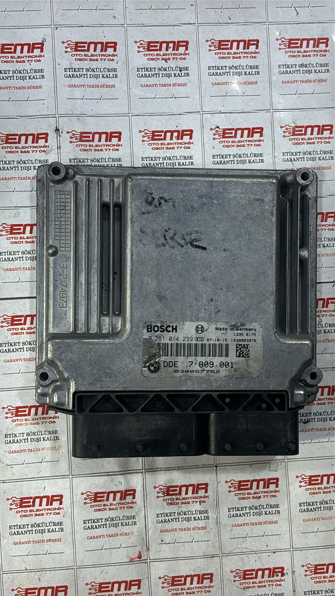 BMW E90 E87 X3 320D 118D MOTOR BEYNİ  0 281 014 239